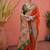 red & green banarasi silk blend weaving sarees