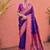 purple & pink banarasi silk blend weaving sarees