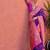 purple & pink banarasi silk blend weaving sarees