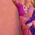 purple & pink banarasi silk blend weaving sarees