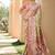 peach banarasi silk blend paithani kanjivaram weaving saree