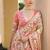 peach banarasi silk blend paithani kanjivaram weaving saree