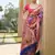 blue banarasi silk blend paithani kanjivaram weaving saree