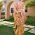 yellow banarasi silk blend paithani kanjivaram weaving saree