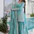 Sky designer top sharara dupatta 