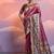 wine banarasi silk blend paithani kanjivaram weaving saree