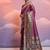 wine banarasi silk blend paithani kanjivaram weaving saree