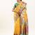 yellow faux banarasi pashmina weaving sarees