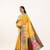yellow faux banarasi pashmina weaving sarees