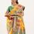 yellow faux banarasi pashmina weaving sarees