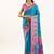 sky blue faux banarasi pashmina weaving sarees