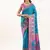 sky blue faux banarasi pashmina weaving sarees