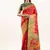 red faux banarasi pashmina weaving sarees