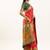 red faux banarasi pashmina weaving sarees