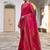pink pashmina silk blend kashmiri meena weaving sarees