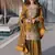Golden Designer Top Sharara Dupatta