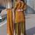 Golden Premium Designer Readymade Top Sharara Dupatta