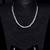 Silver Plated CZ Diamond Necklace