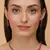 Rose Gold Plated Hydro RedRuby Stone CZ Necklace