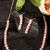Rose Gold Plated Pink Stone CZ Necklace