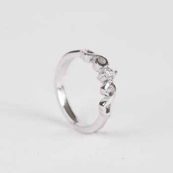 925 sterling silver infinity heart adjustable ring for women 3