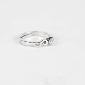 925 sterling silver infinity heart adjustable ring for women 5