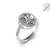 Pure 925 silver oval solitaire ring for women