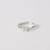 Pure 925 silver everyday solitaire ring for women