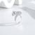 Pure 925 silver serpent empress twist ring for women