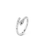 Pure 925 silver mystic serpent open ring for women