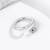 Pure 925 silver mystic serpent open ring for women