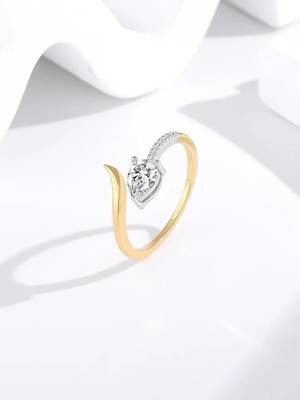 Pure 925 silver golden snake ring for women 2