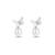 Pure 925 silver pearl wing serenade earrings for women