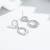 Pure 925 silver liquid drop earrings for women