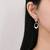 Pure 925 silver liquid drop earrings for women