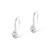 Pure 925 silver party drop earrings for women