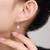 Pure 925 silver party drop earrings for women