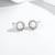 Pure 925 silver classic pearl bloom stud earrings for women