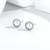 Pure 925 silver classic pearl bloom stud earrings for women