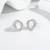 Pure 925 silver celestial pearl halo stud earrings for women