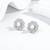 Pure 925 silver pearl bloom radiance earrings for women