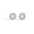 Pure 925 silver pearl bloom radiance earrings for women