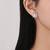 Pure 925 silver pearl bloom radiance earrings for women