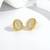 Pure 925 silver royal spark oval earrings for women