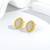 Pure 925 silver royal spark oval earrings for women