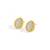 Pure 925 silver royal spark oval earrings for women