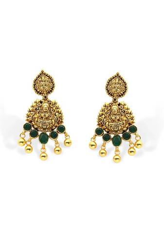 Pure 925 silver ibaadat drop earrings for women