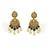Pure 925 silver ibaadat drop earrings for women