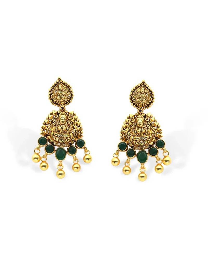 Pure 925 silver ibaadat drop earrings for women