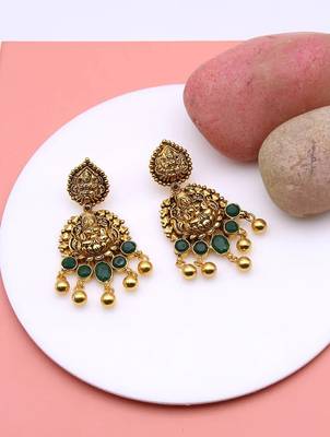 Pure 925 silver ibaadat drop earrings for women 2